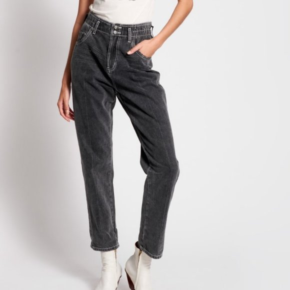OneTeaspoon DOUBLE BASS PIONEER 80S JEANS (black high rise)